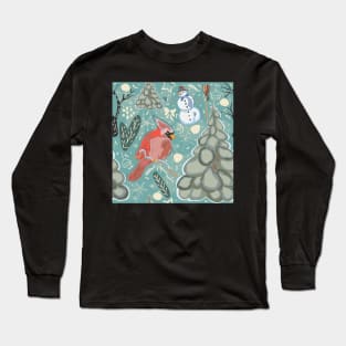 Snowman Long Sleeve T-Shirt